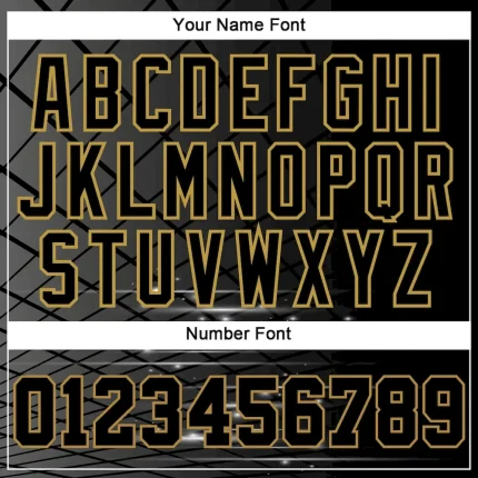 Custom Stitched Black Old Gold 3D Bowling Sports Pullover Sweatshirt Hoodie - Image 4