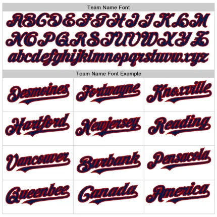Custom White Pinstripe Navy-Red Authentic Fade Fashion Baseball Jersey - Image 5