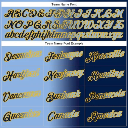 Custom Stitched Navy Light Blue-Gold Gradient Fashion Sports Pullover Sweatshirt Hoodie - Image 3