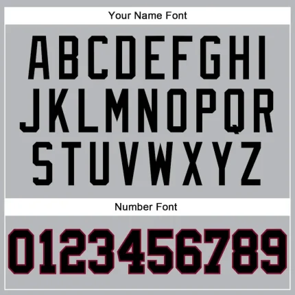 Custom Gray Black Pinstripe Black-Maroon Authentic Basketball Jersey - Image 4