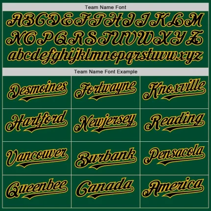 Custom Kelly Green Black-Gold Bomber Full-Snap Varsity Letterman Two Tone Hoodie Jacket - Image 4