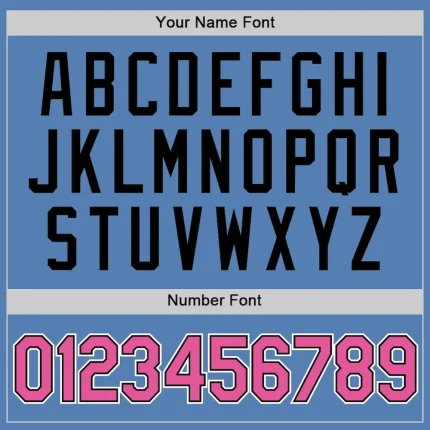 Custom Light Blue Pink-Black Performance T-Shirt - Image 4