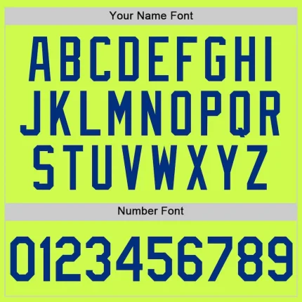 Custom Neon Green Royal-White Authentic Throwback Baseball Jersey - Image 5