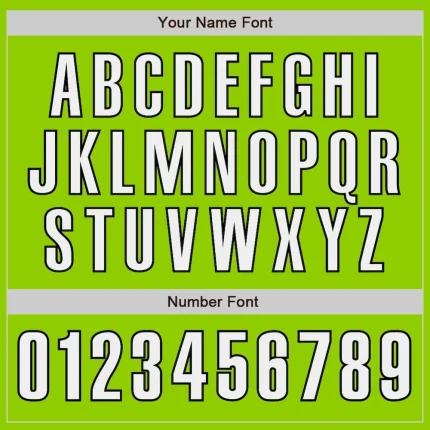 Custom Neon Green White-Black Authentic Baseball Jersey - Image 5