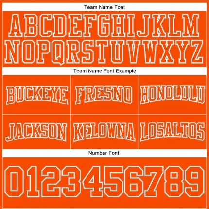 Custom Stitched Orange White-Gray Football Pullover Sweatshirt Hoodie - Image 3