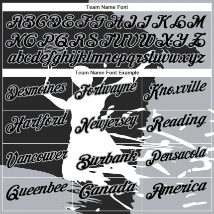 Custom Black Gray-White 3D Tennis Performance Polo Shirt - Image 4