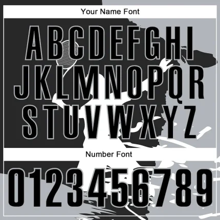 Custom Black Gray-White 3D Tennis Performance Polo Shirt - Image 5