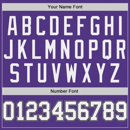 Custom Purple White-Gray Authentic Throwback Basketball Jersey - Image 4