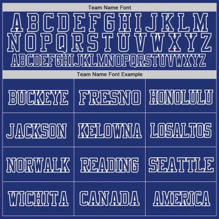 Custom Royal White Mesh Authentic Throwback Football Jersey - Image 3