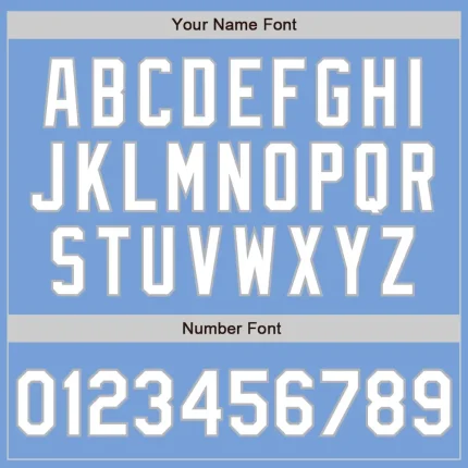 Custom Light Blue White-Gray Authentic Two Tone Baseball Jersey - Image 5