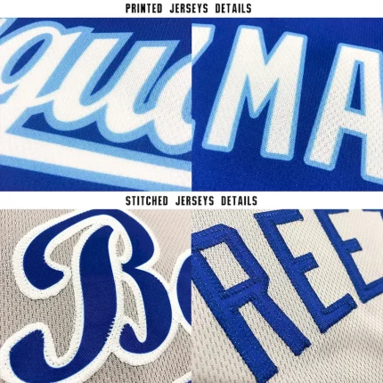 Custom Gray Red-White Baseball Jersey - Image 6