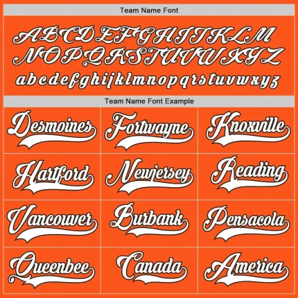 Custom Orange White-Brown Hockey Jersey - Image 4